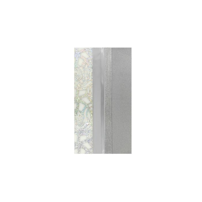 Verzierwachsplatten grau silber 200x100x0,5 mm 1 Set