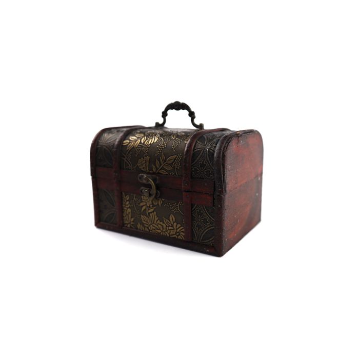 Koffertruhe Vintage Schatztruhe 17,9x12,5x12,5 cm, Bild 2 von 2