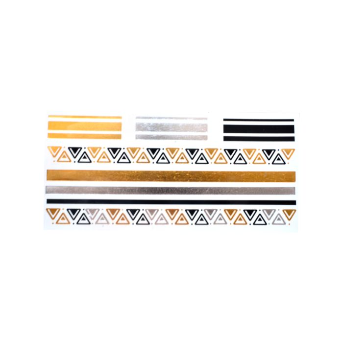 Shiny Tattoos goldfb. silberfb.schwarz 16x8 cm 5SB 7910-01101 4016490803393  