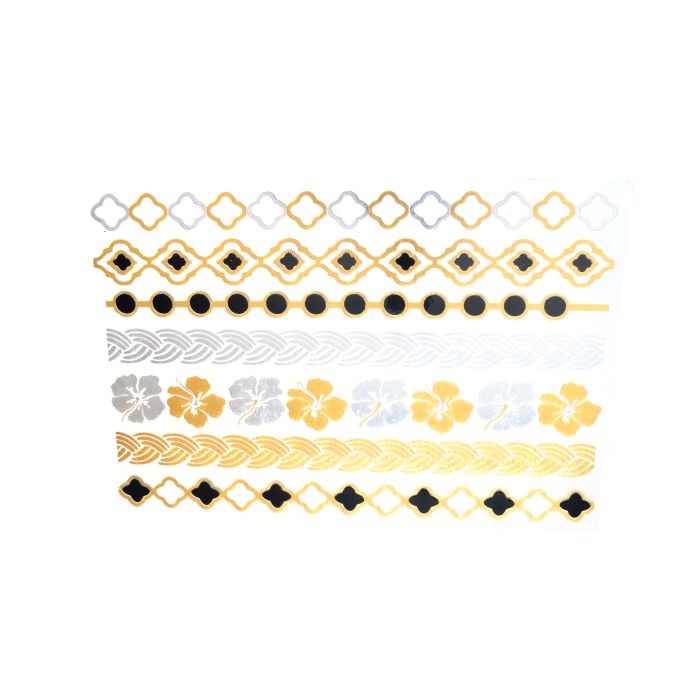 Shiny Tattoos goldfb. silberfb.schwarz 20x15 cm 5SB 7910-02021 4016490803447  