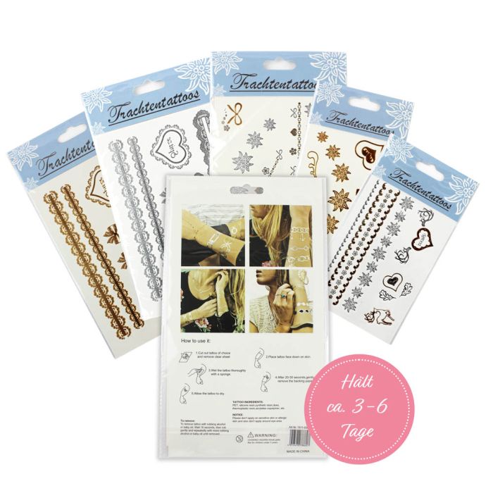 Shiny Tattoos Mix goldfb. silberfb. 7911-00551 4016490818717  