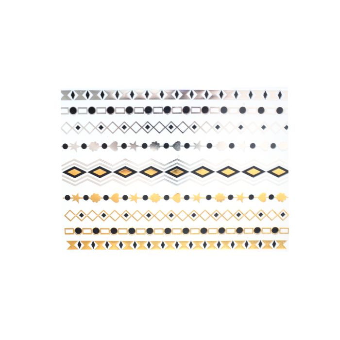 Shiny Tattoos goldfb. silberfb.schwarz 20x15 cm 5SB 7911-01011 4016490788454  