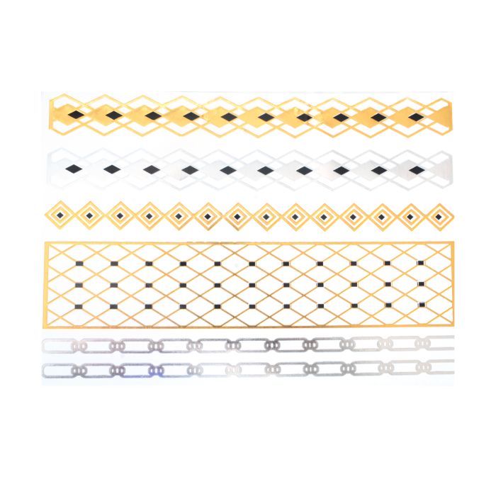 Shiny Tattoos goldfb. silberfb.schwarz 20x15 cm 5SB 7911-01021 4016490788461  