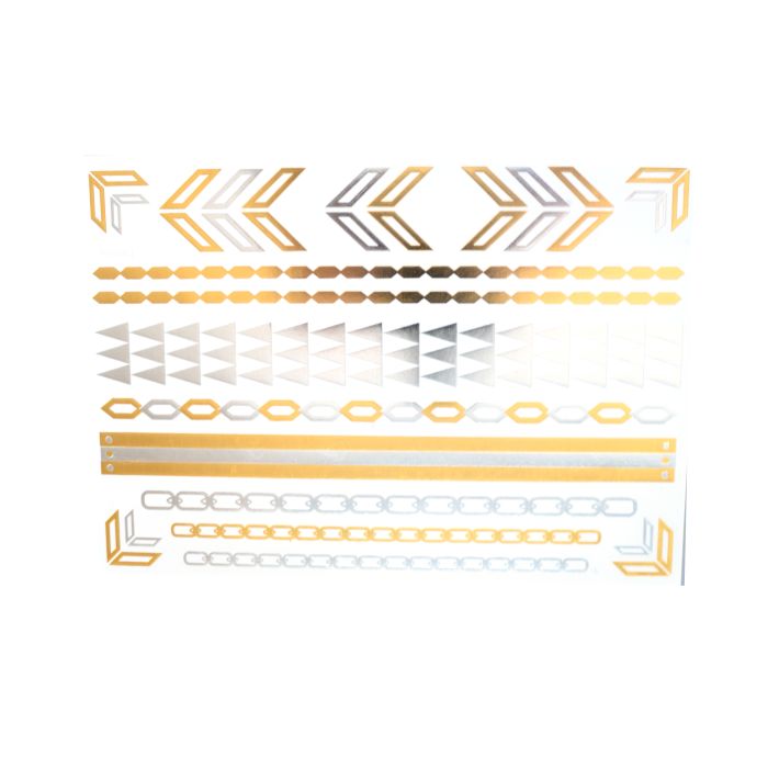 Shiny Tattoos goldfb. silberfb. 20x15 cm 5SB 7911-01051 4016490788492  