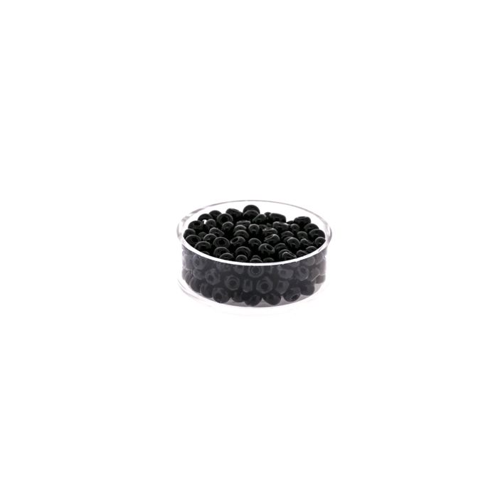 Rocailles schwarz satt 4,5 mm 17 gr 9203-054 4016490114840  