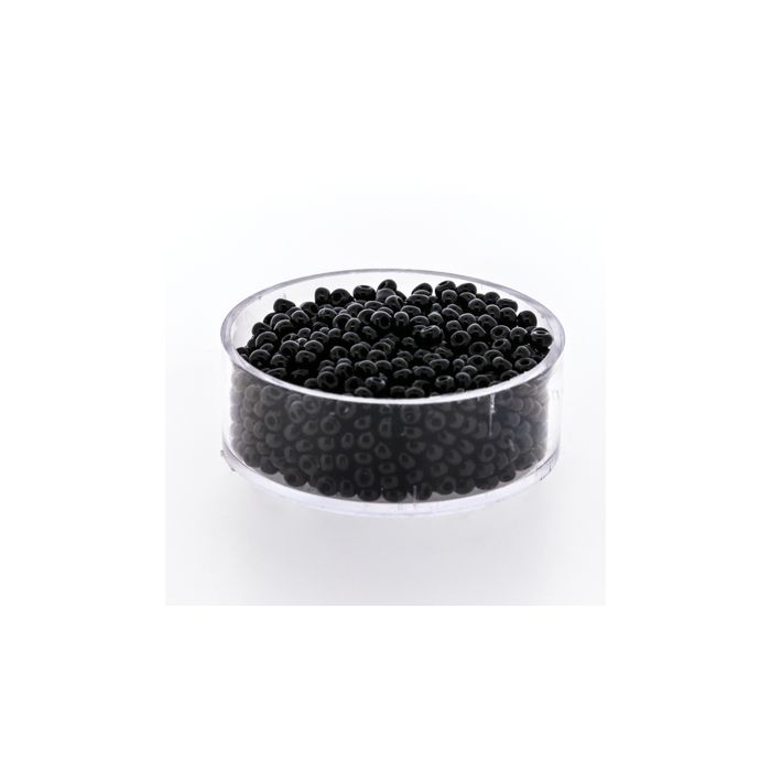 Rocailles schwarz satt 2,6 mm 17 gr 9203-4 4016490063216  
