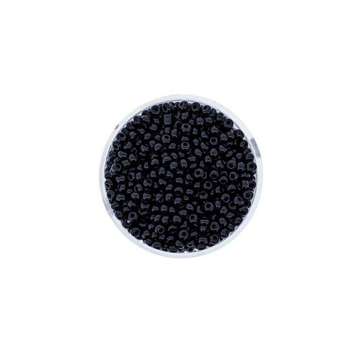 Rocailles schwarz satt 2,6 mm 17 gr 9203-4 4016490063216  