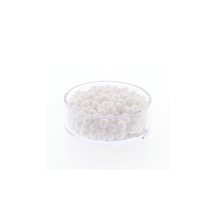 Rocailles weiß satt 4,5 mm 17 gr 9219-054 4016490115380  