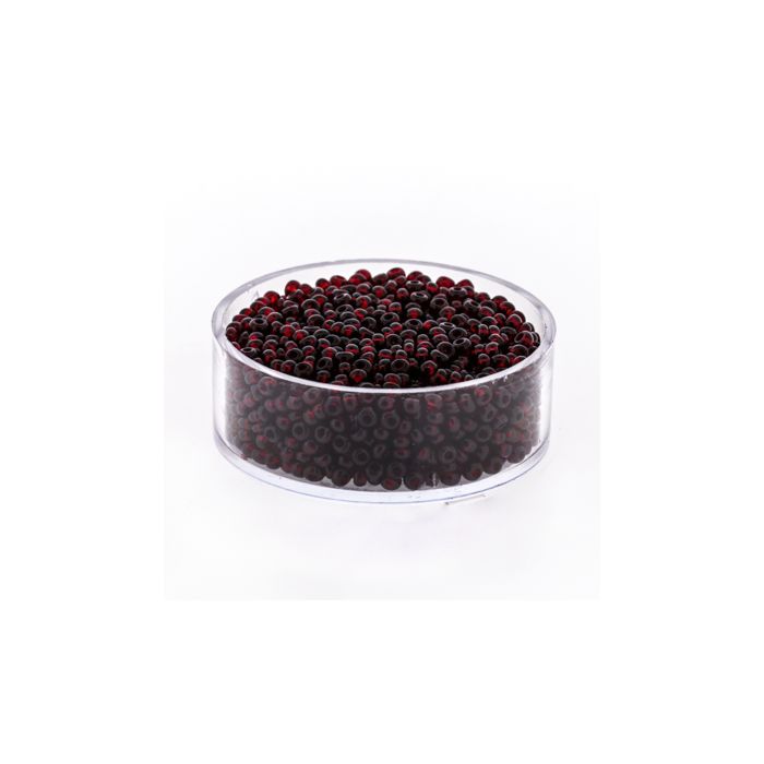 Rocailles transparent granatrot 2,6 mm 9221-4 4016490081715  