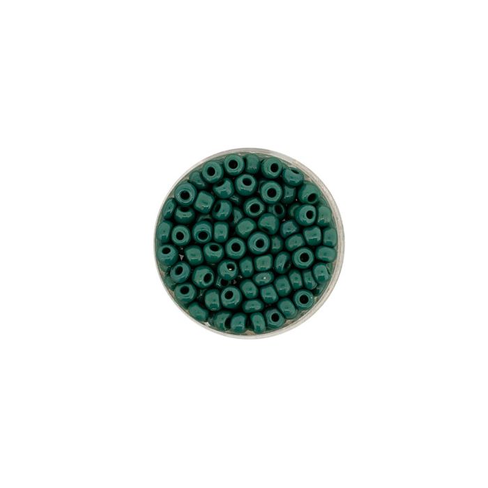 Rocailles dunkelgrün satt 4,5 mm 9226-054 4016490206538  