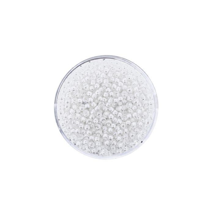 Rocailles weiß farbeinzug 2,6 mm 9234-4 4016490082118  