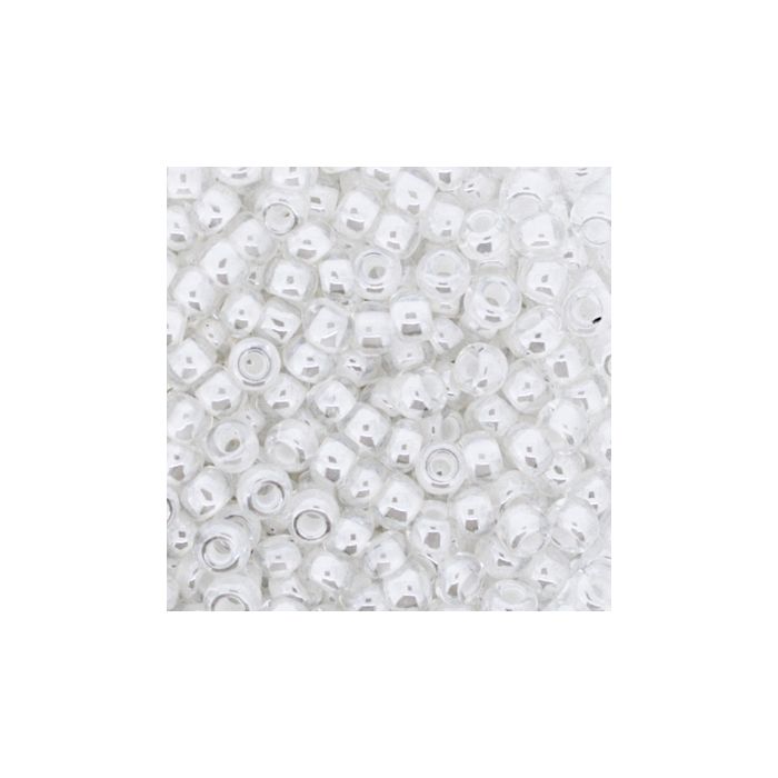 Rocailles weiß farbeinzug 2,6 mm 9234-4 4016490082118  