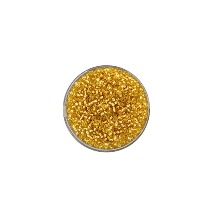 Rocailles goldfb. Silbereinzug 2 mm 9244-114 4016490061960  