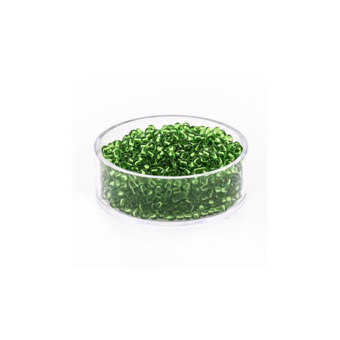 Rocailles grün transparent 2,6 mm 9248-4 4016490063377  