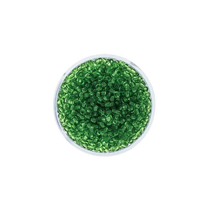 Rocailles grün transparent 2,6 mm 9248-4 4016490063377  