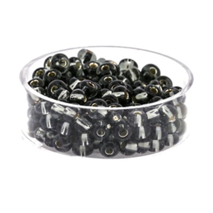 Rocailles grau silbereinzug 4,5 mm, Bild 1 von 3