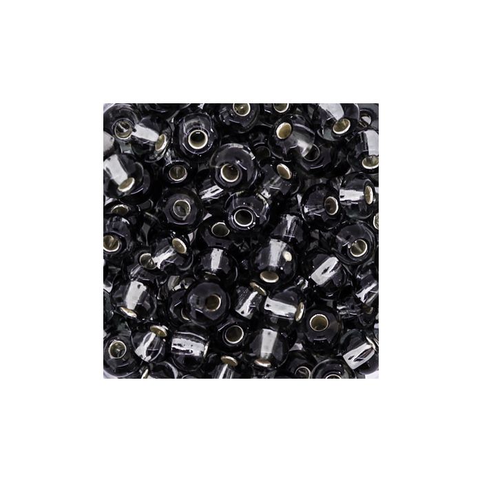Rocailles grau silbereinzug 4,5 mm, Bild 3 von 3