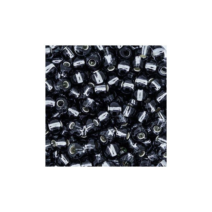 Rocailles grau silbereinzug 3,5 mm, Bild 3 von 3
