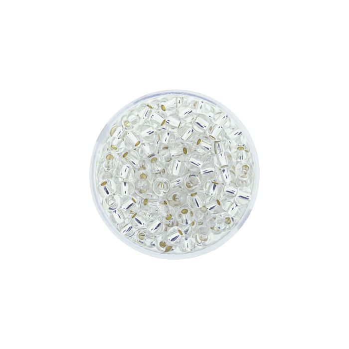 Rocailles kristall silbereinzug 4,5 mm 17 gr 9271-054 4016490199830  