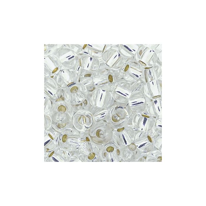 Rocailles kristall silbereinzug 4,5 mm 17 gr 9271-054 4016490199830  