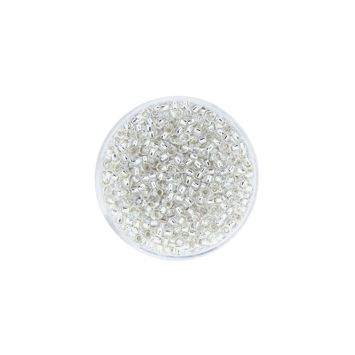 Rocailles kristall silbereinzug 2,6 mm 17 gr 9271-4 4016490063445  