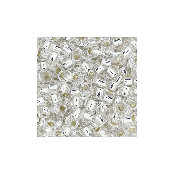 Rocailles kristall silbereinzug 2,6 mm 17 gr 9271-4 4016490063445  