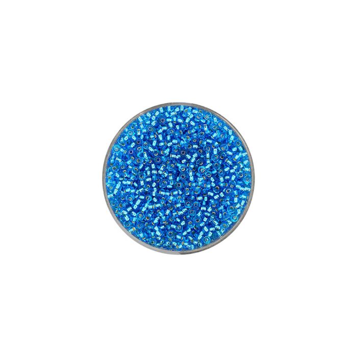 Rocailles blau silbereinzug 2 mm 9278-114 4016490086833  