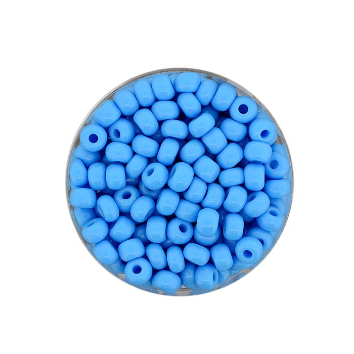Rocailles satt helltürkis 4,5 mm 17 gr 9282-054 4016490110323  