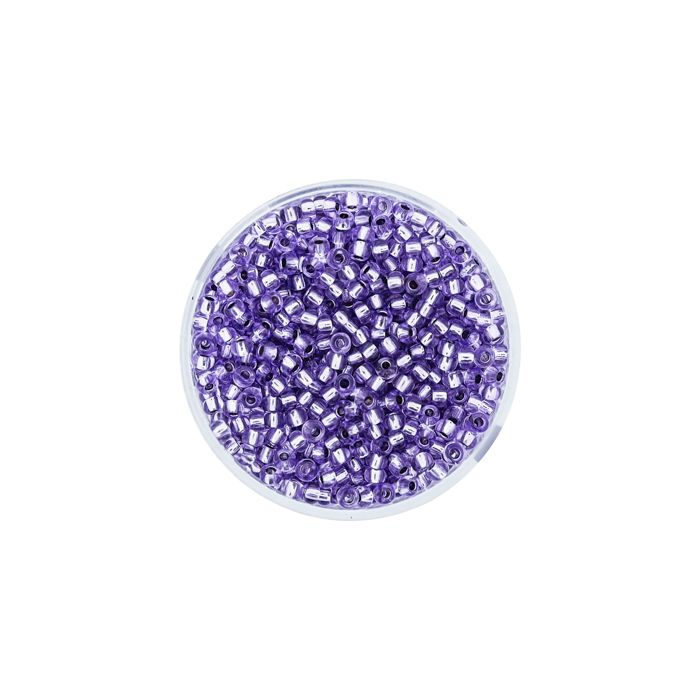 Rocailles soft lila silbereinzug 2,6 mm 17 gr 9283-4 4016490106128  