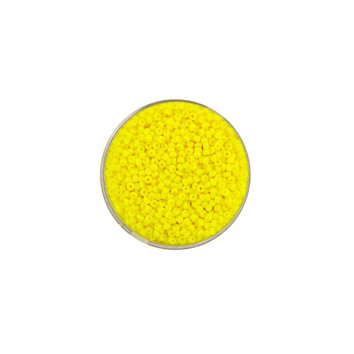 Rocailles satt zitronengelb 2 mm 9284-114 4016490063018  