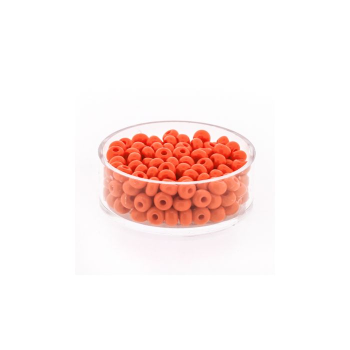 Rocailles satt orange 4,5 mm 17 gr 9285-054 4016490110415  