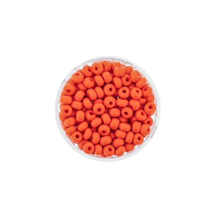 Rocailles satt orange 4,5 mm 17 gr 9285-054 4016490110415  
