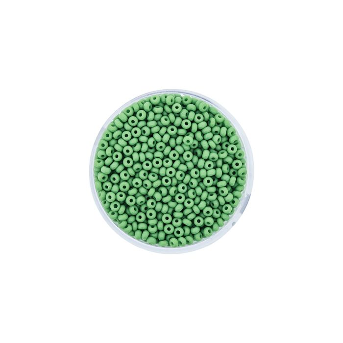 Rocailles satt grün 2,6 mm 17 gr 9287-4 4016490063162  