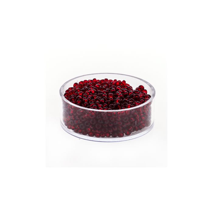 Rocailles rot transparent 2,6 mm 9288-4 4016490063360  