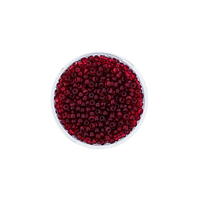 Rocailles rot transparent 2,6 mm 9288-4 4016490063360  