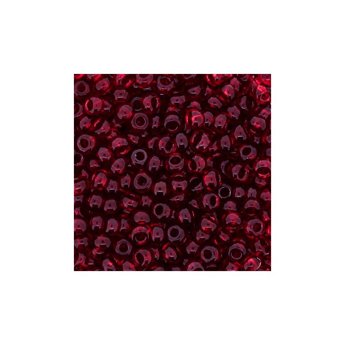 Rocailles rot transparent 2,6 mm 9288-4 4016490063360  