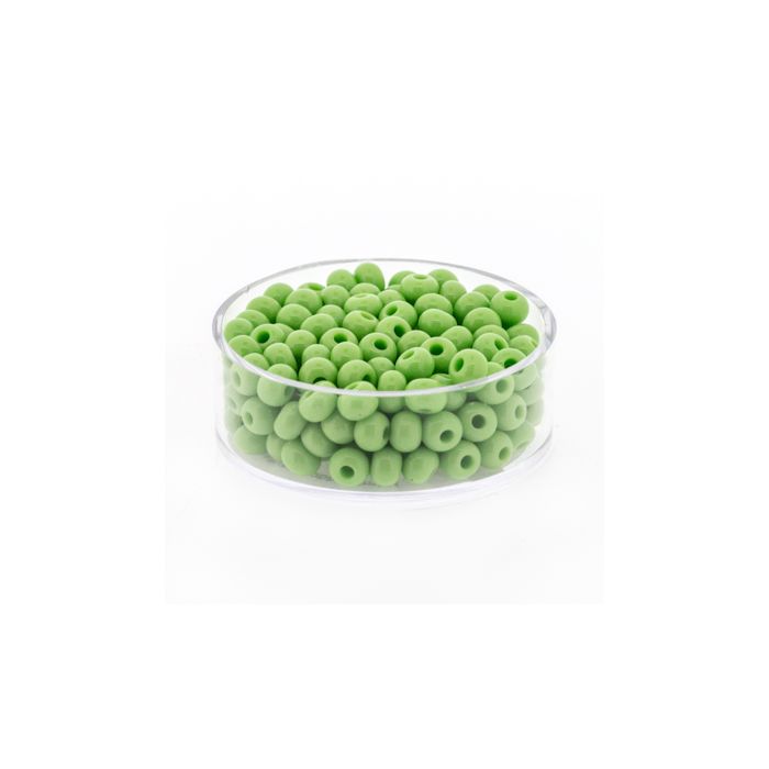 Rocailles lindgrün satt 4,5 mm 17 gr 9310-054 4016490380610  