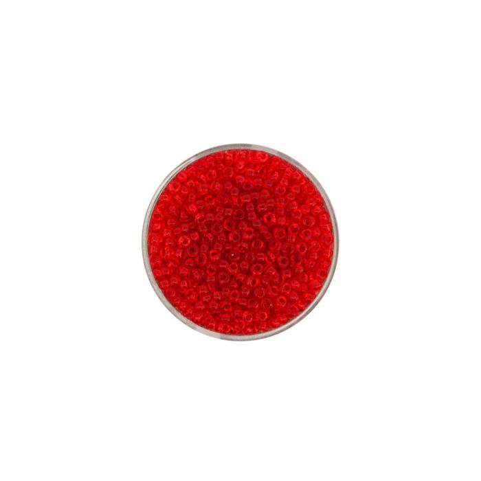 Rocailles hellrot transparent 2,6 mm 9325-4 4016490081708  