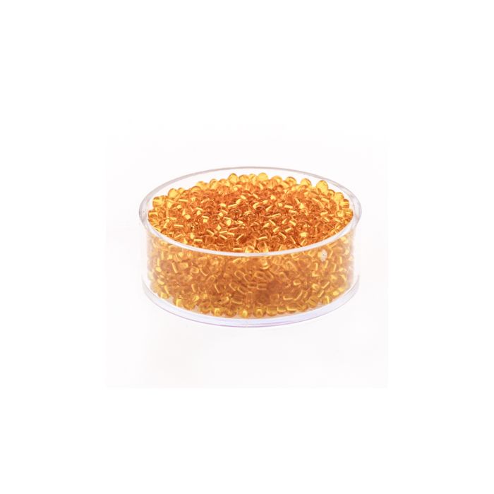 Rocailles dunkelorange transparent 2,6 mm 9329-4 4016490063353  