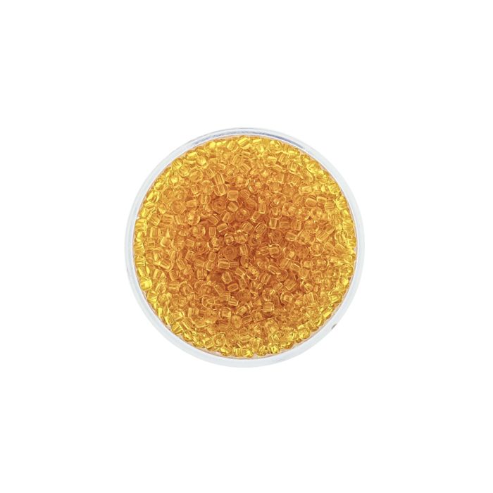 Rocailles dunkelorange transparent 2,6 mm 9329-4 4016490063353  
