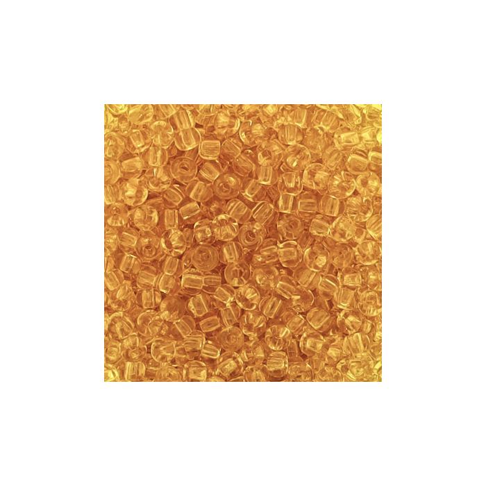 Rocailles dunkelorange transparent 2,6 mm 9329-4 4016490063353  