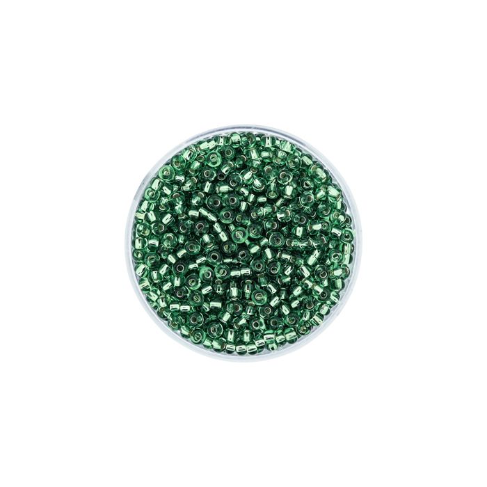 Rocailles hellgrün silbereinzug 2,6 mm 17 gr 9356-4 4016490081838  