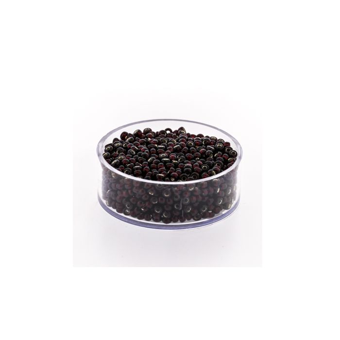 Rocailles dunkelrot silbereinzug 2,6 mm 17 gr 9360-4 4016490081814  