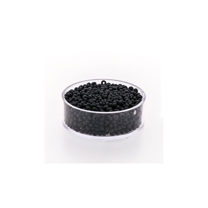 Rocailles schwarz matt 2,6 mm 9376-4 4016490081678  