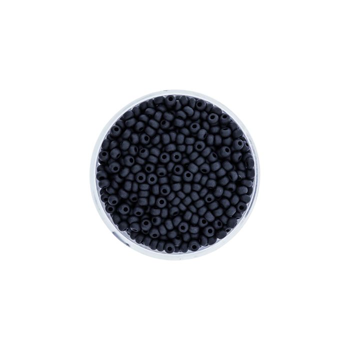 Rocailles schwarz matt 2,6 mm 9376-4 4016490081678  
