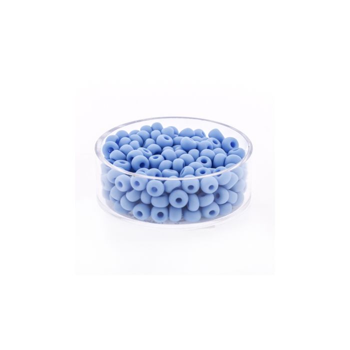 Rocailles hellblau matt 4,5 mm 17 gr 9378-054 4016490160755  