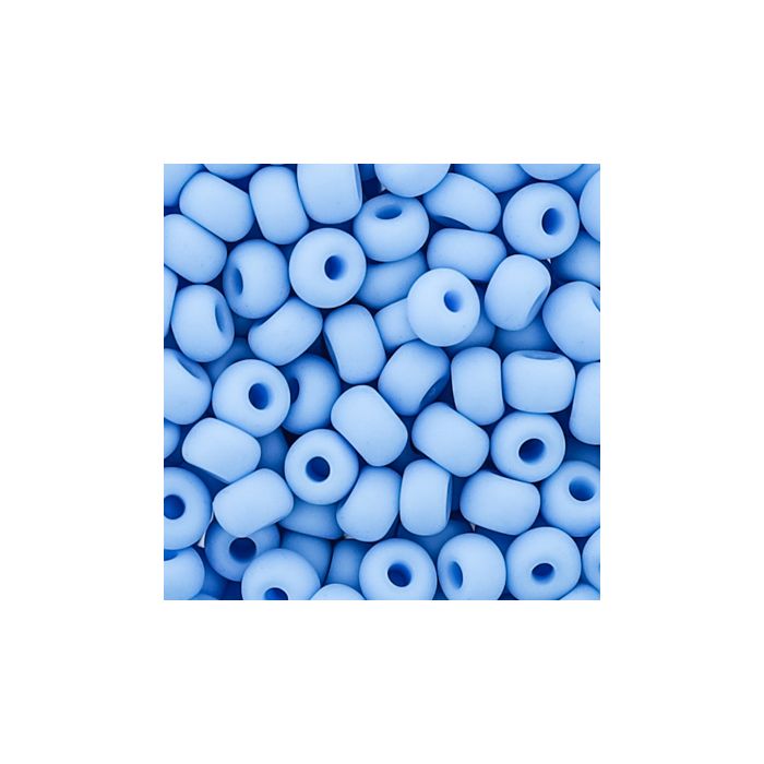 Rocailles hellblau matt 4,5 mm 17 gr 9378-054 4016490160755  