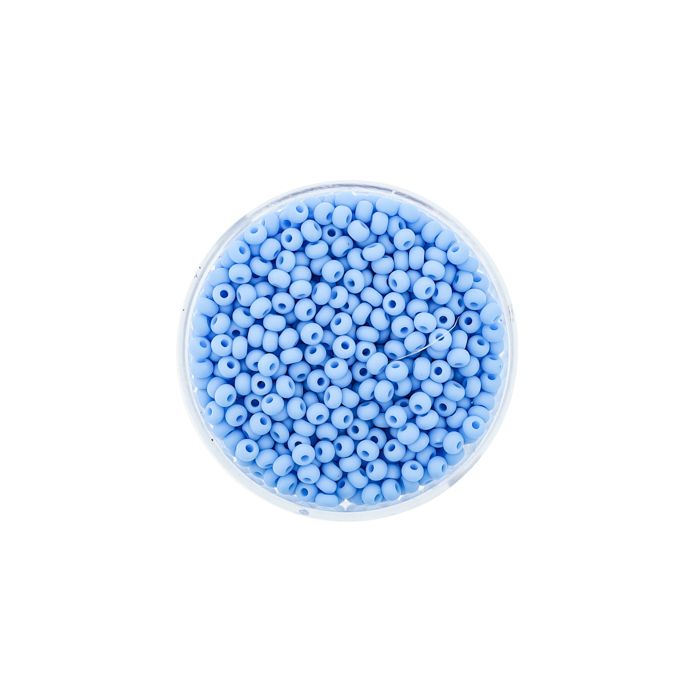 Rocailles hellblau matt 2,6 mm 17 gr 9378-4 4016490081623  