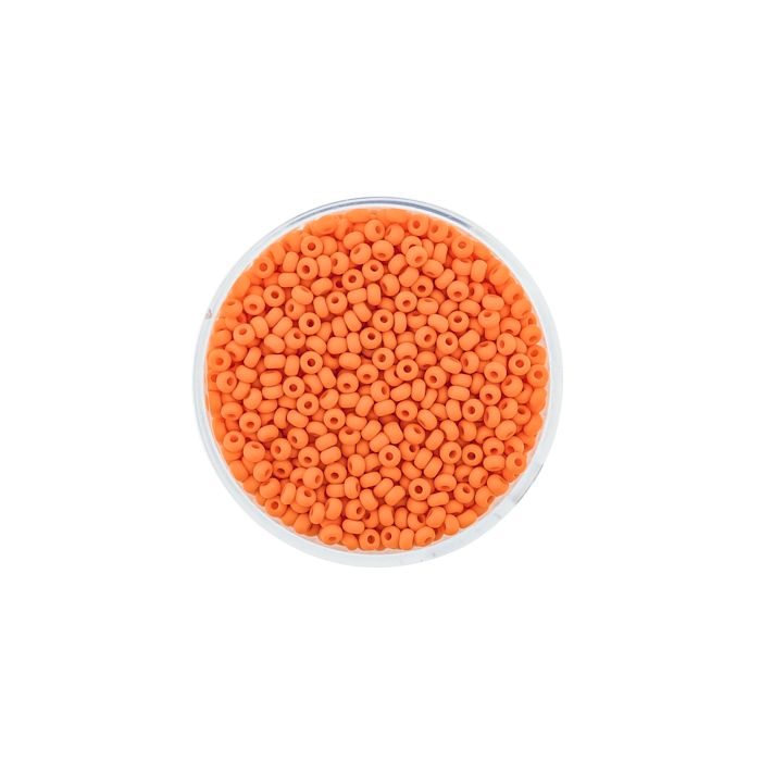 Rocailles orange matt 2,6 mm 17 gr 9380-4 4016490081593  