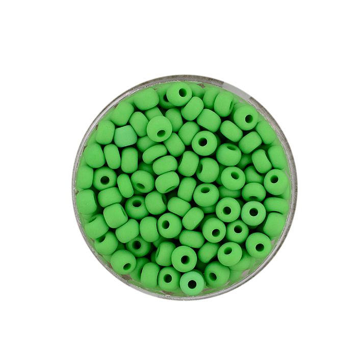 Rocailles grün matt 4,5 mm 17 gr 9381-054 4016490160762  